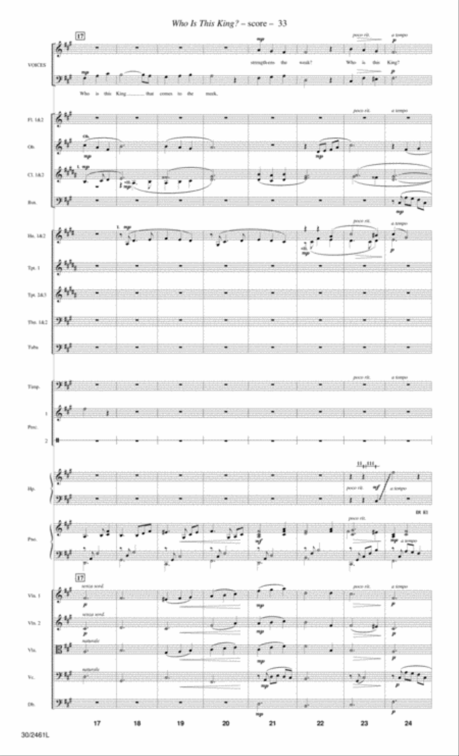 Journey to the Cross - Orchestral Score and Parts Choir scores gallery preview page 35