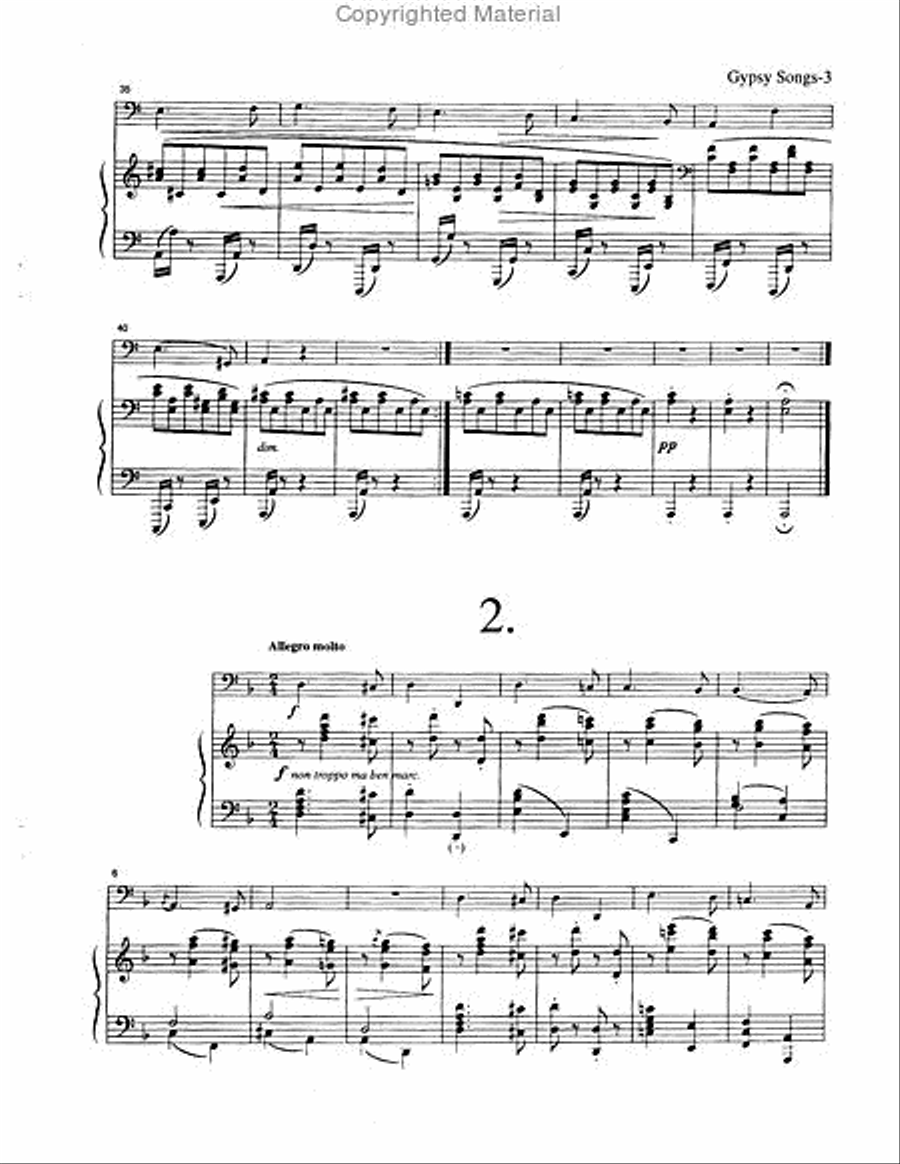 Gypsy Songs Gypsy Songs Tuba scores gallery preview page 4