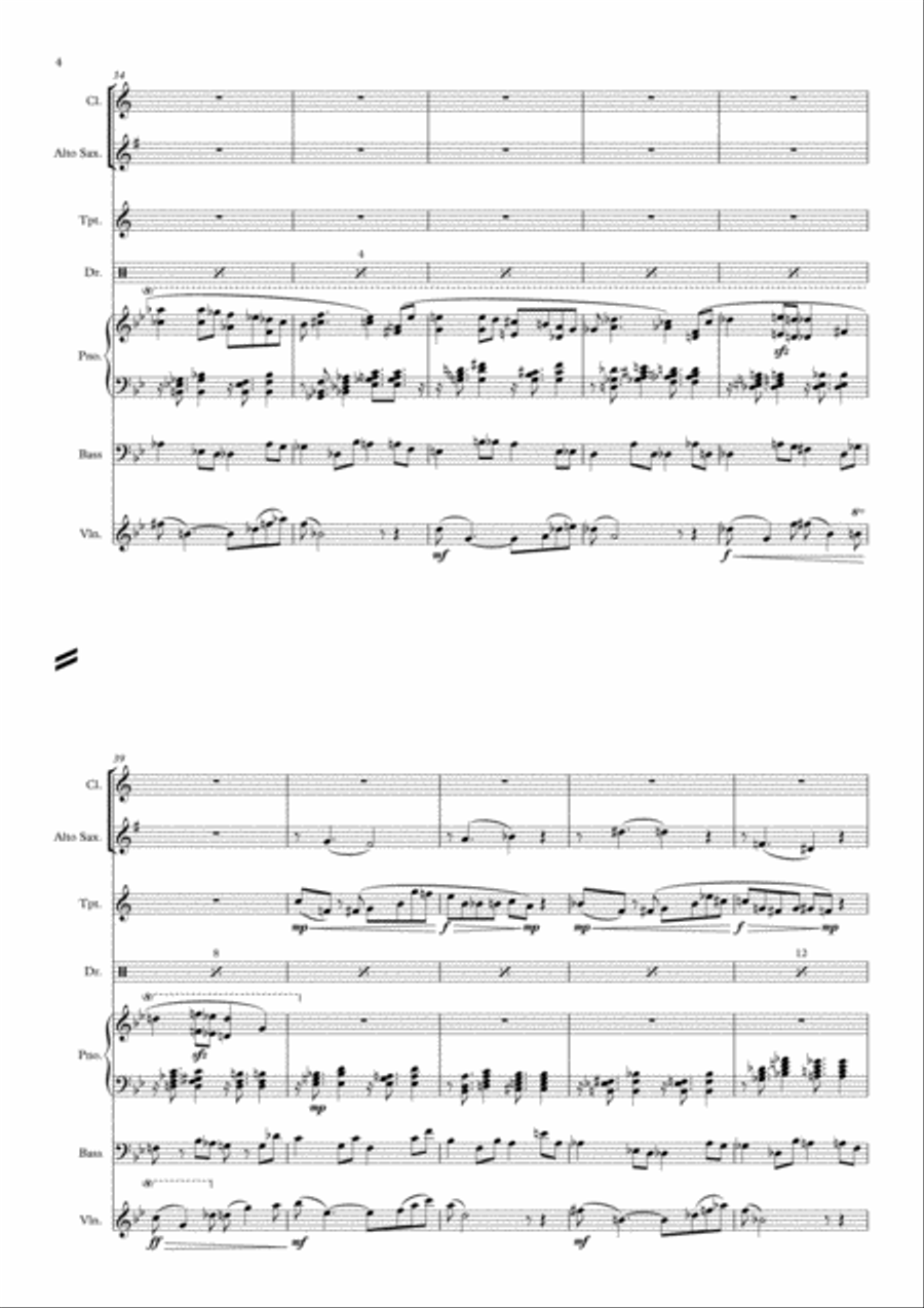 Camel Rondo Large Ensemble scores gallery preview page 4