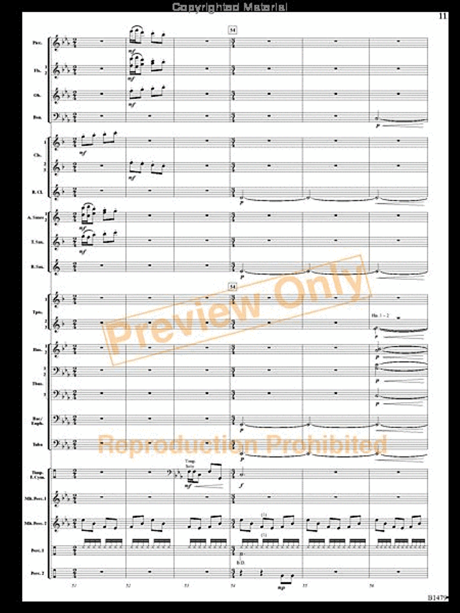 Gravity Wave Gravity Wave Concert Band scores gallery preview page 10