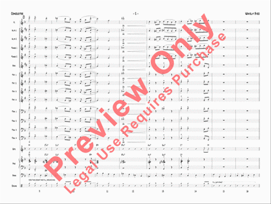 Whirly Bird Whirly Bird Jazz Ensemble scores gallery preview page 5