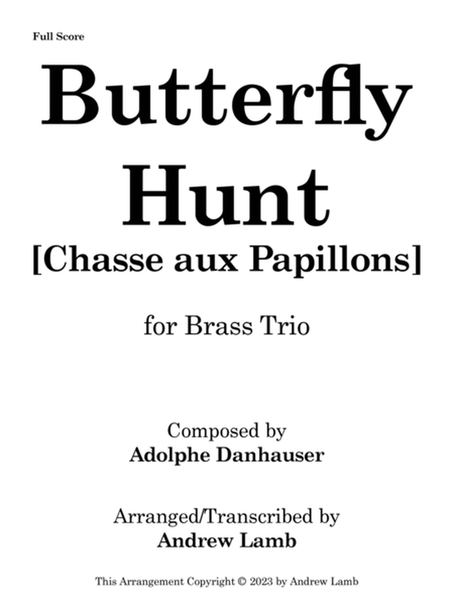 Butterfly Hunt (for Brass Trio) image number null