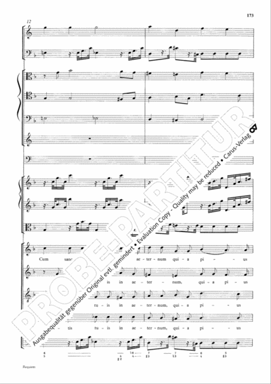 Requiem Requiem 4-Part scores gallery preview page 180