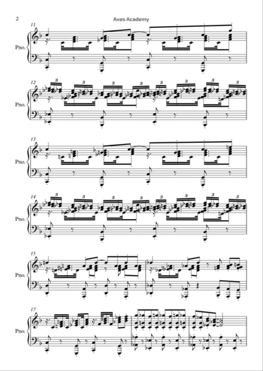 Main Title Theme (ghostbusters) Piano Solo scores gallery preview page 2