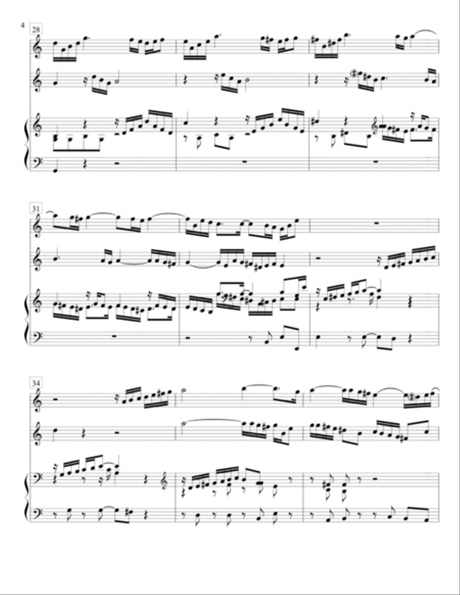 Fantasia (from a fragment by JS Bach) Small Ensemble scores gallery preview page 5