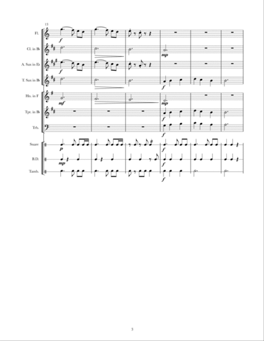 Introducing Spring Concert Band scores gallery preview page 4