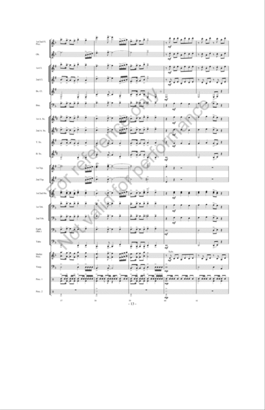 Zeus: King Of The Gods Zeus: King Of The Gods Concert Band scores gallery preview page 12