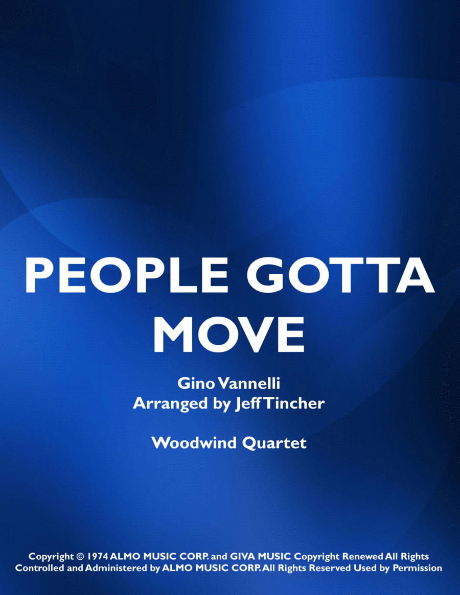 People Gotta Move Woodwind Quintet scores gallery preview page 1