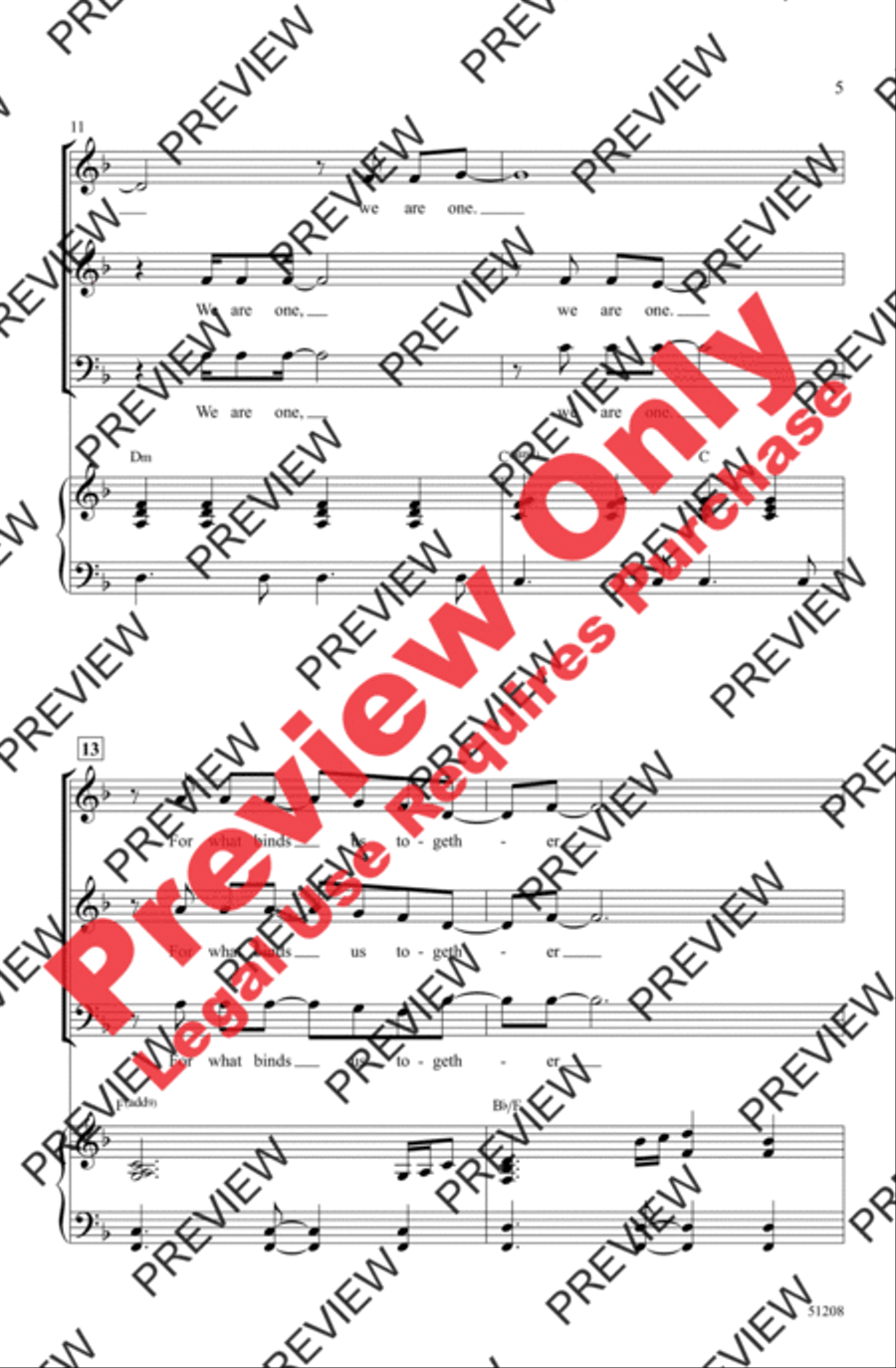 Beneath One Sun 3-Part scores gallery preview page 5
