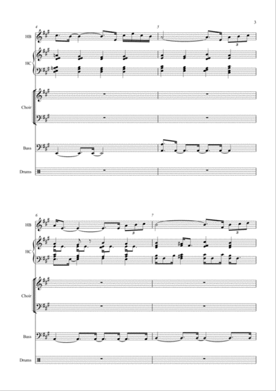 Happy Xmas (war Is Over) Happy Xmas (war Is Over) Handbell Choir scores gallery preview page 3