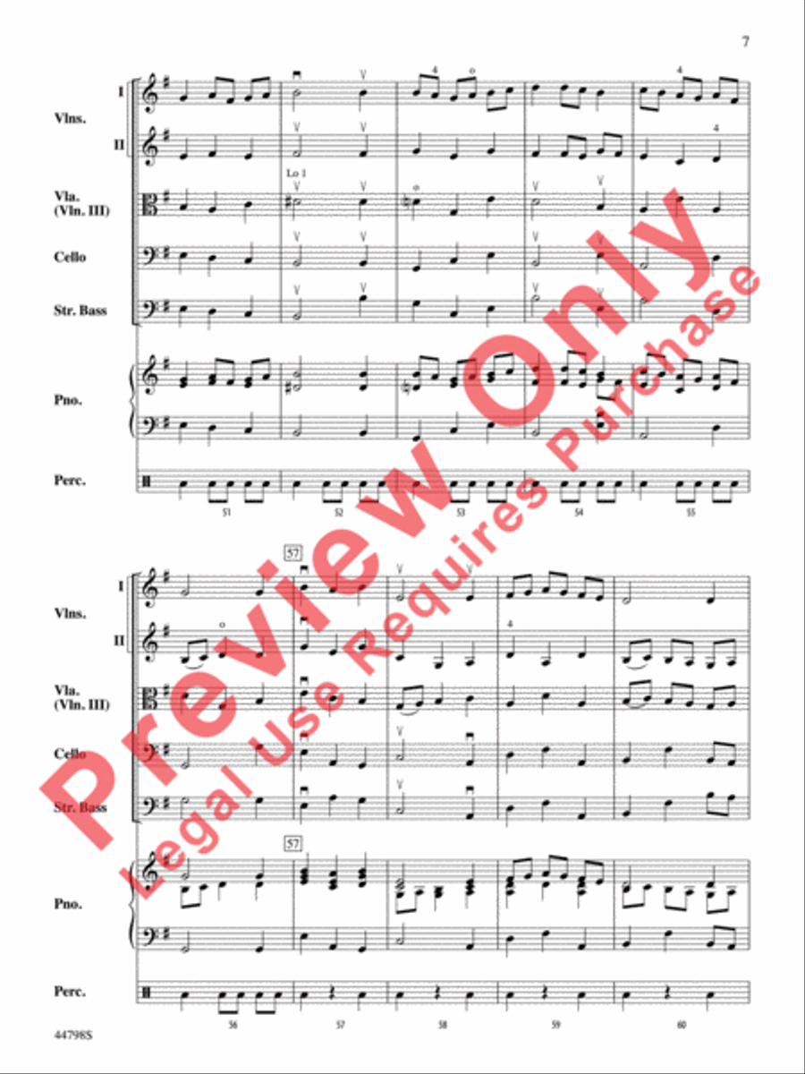 French Dance French Dance String Orchestra scores gallery preview page 8