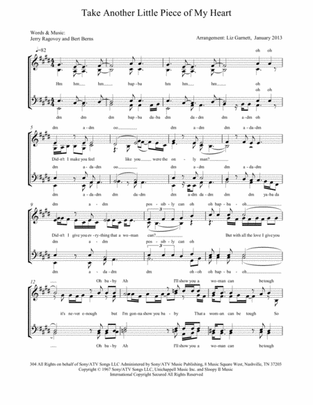 Free Piece Of My Heart by Janis Joplin sheet music