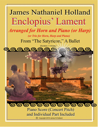 Enclopius Lament for Solo French Horn and Piano (or Harp) from The Satyricon Ballet