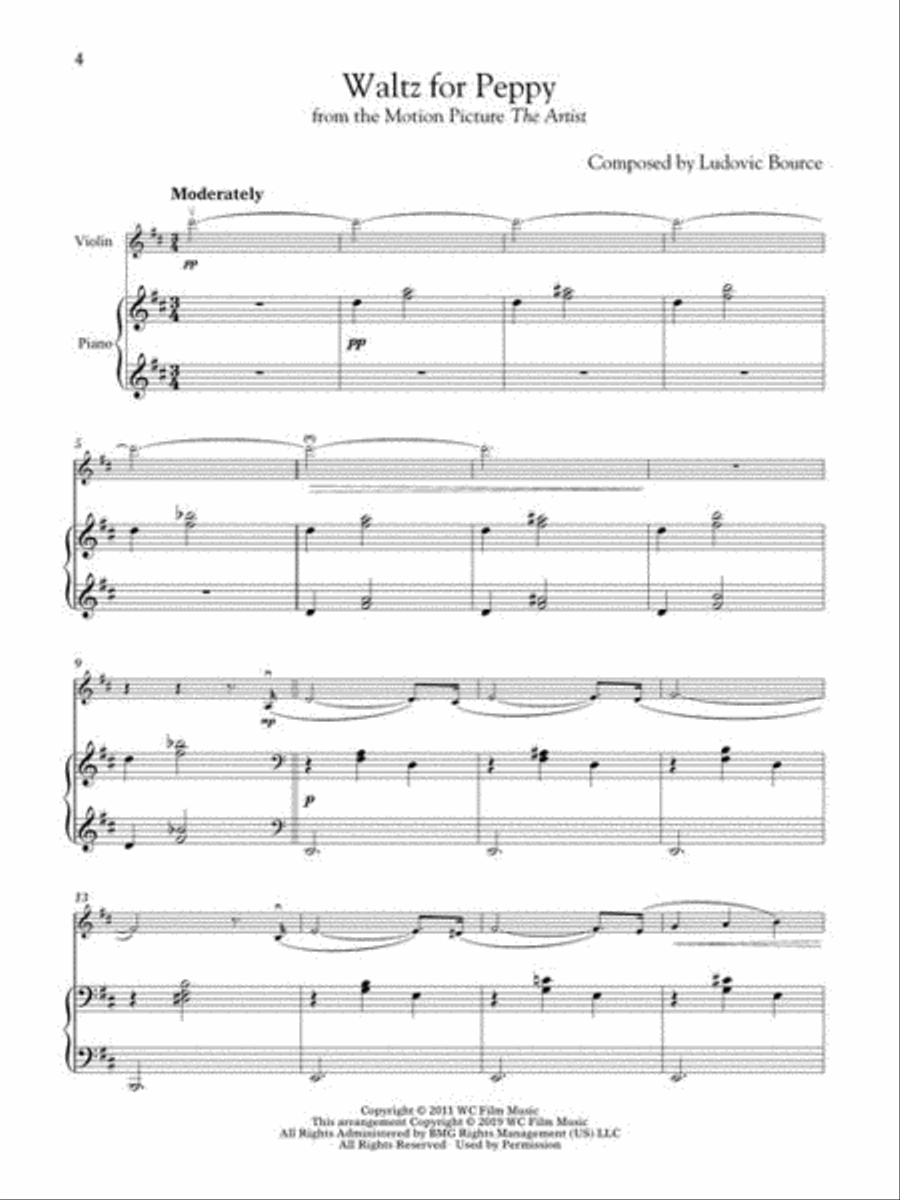 Movie Themes for Classical Players – Violin and Piano Violin Solo scores gallery preview page 6