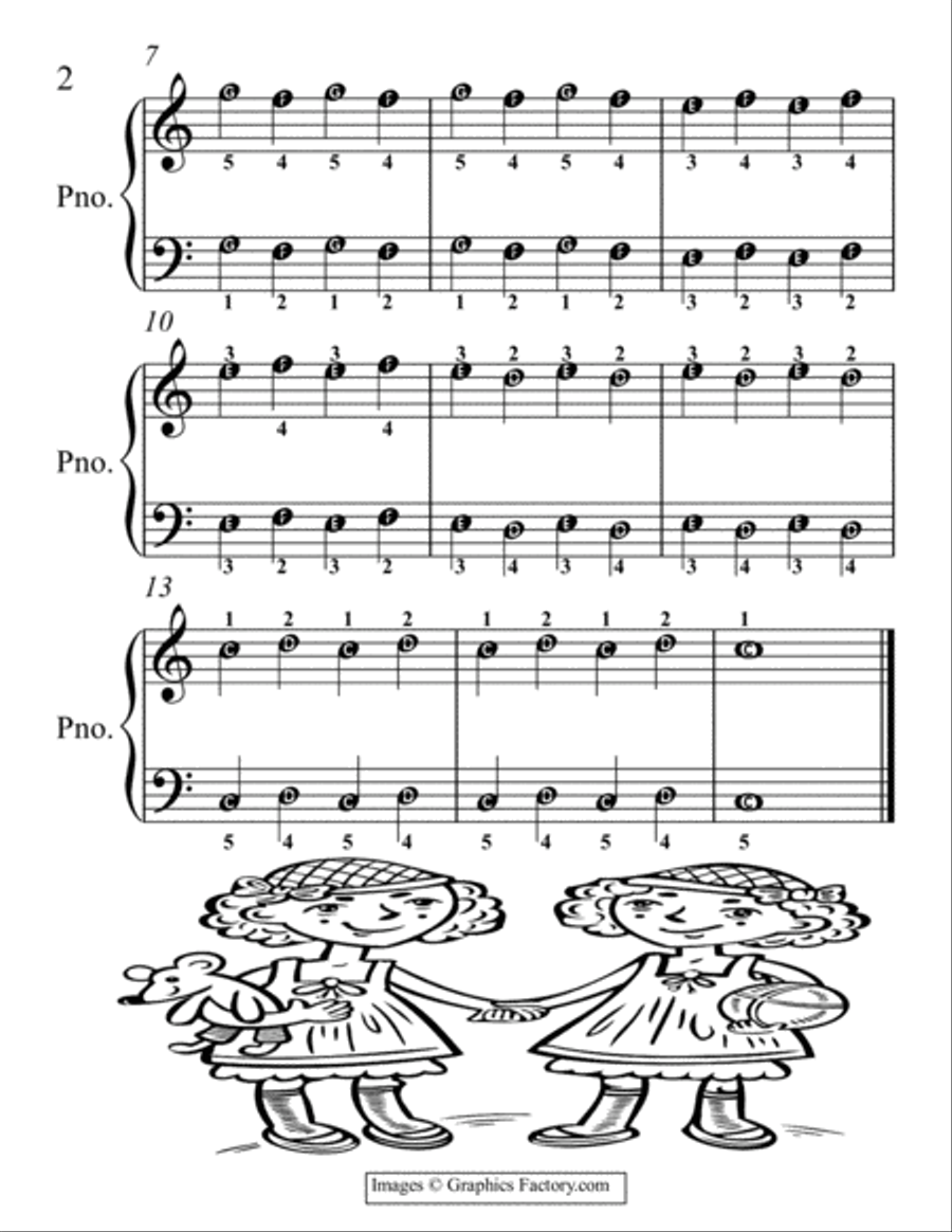 Finger Gymnastics Piano Method scores gallery preview page 4