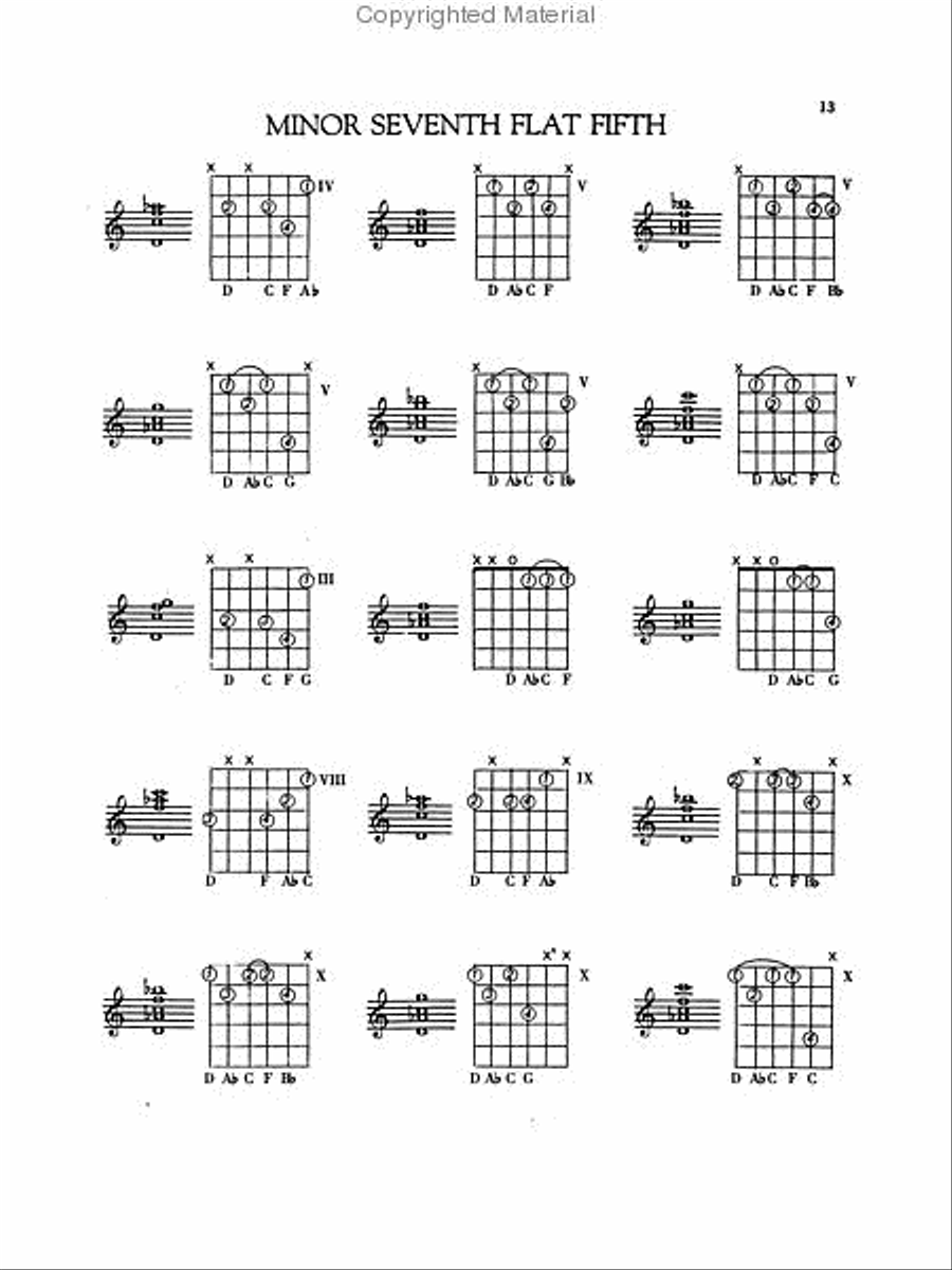 Guitar Chords Guitar Chords Electric Guitar scores gallery preview page 4