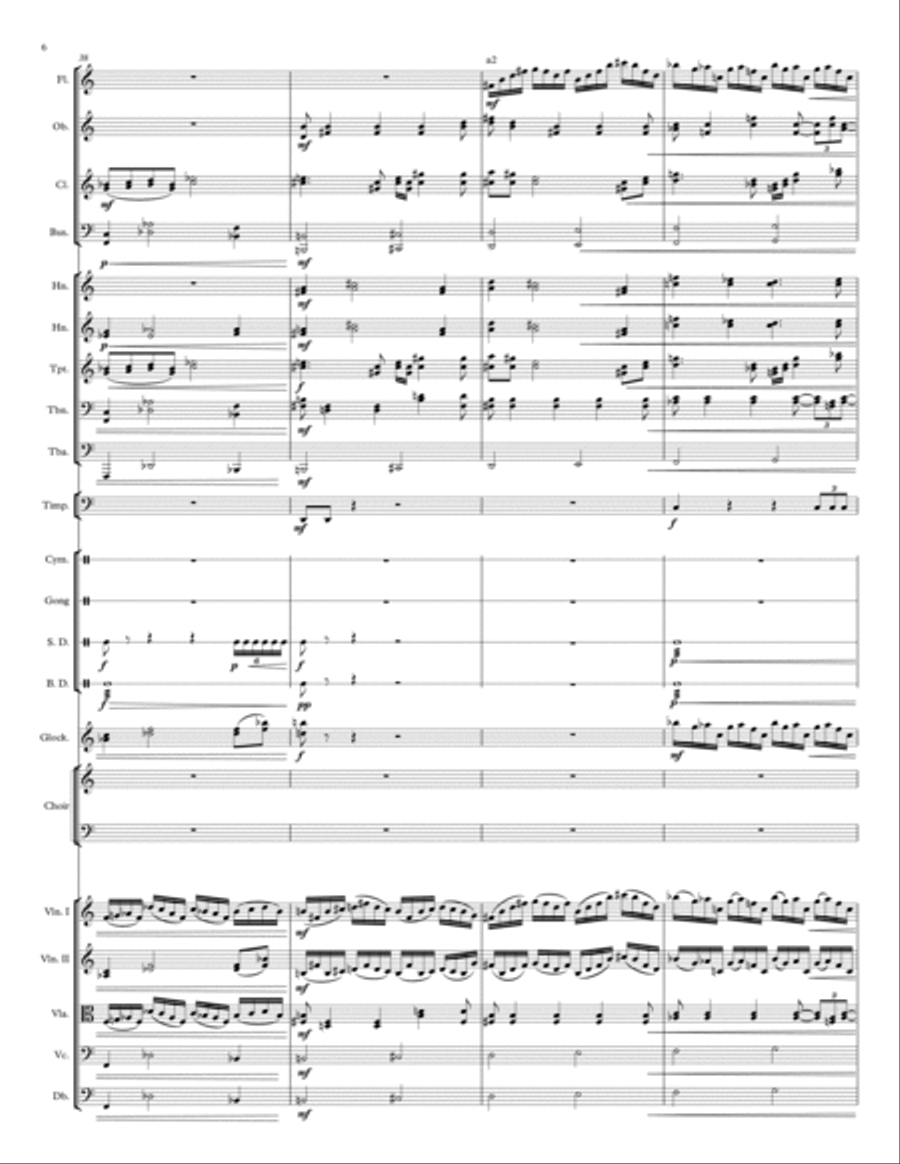 Liberation (for Chorus and Orchestra) 4-Part scores gallery preview page 6