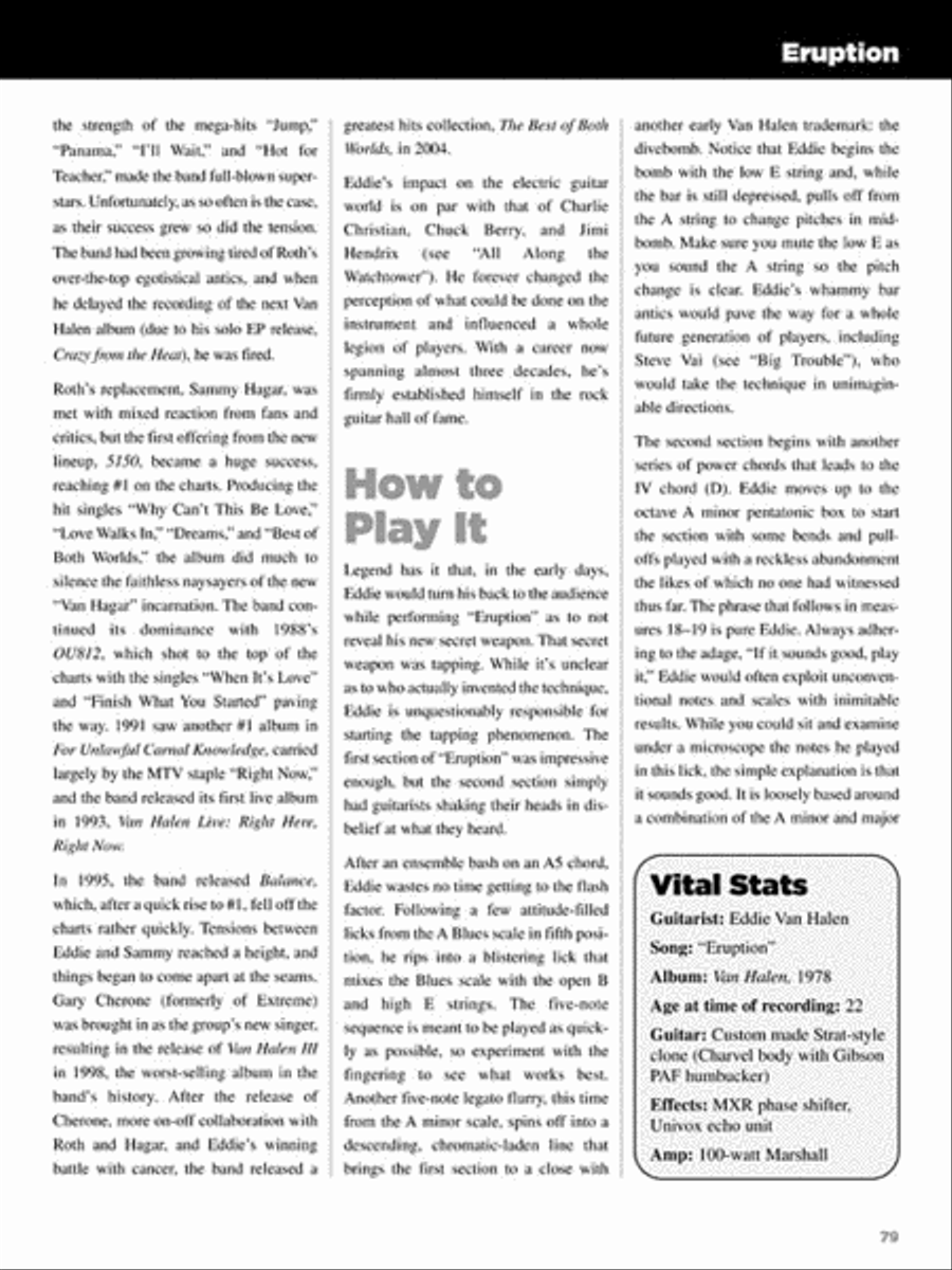 25 Great Guitar Solos Guitar Tablature scores gallery preview page 4
