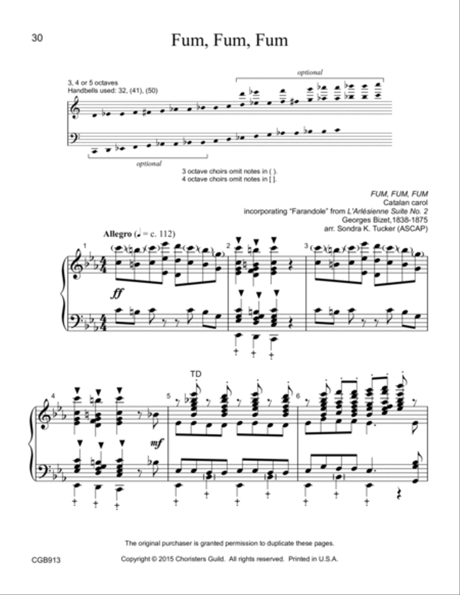 Christmas Near and Far (3-5 octaves) 5-Octaves scores gallery preview page 9