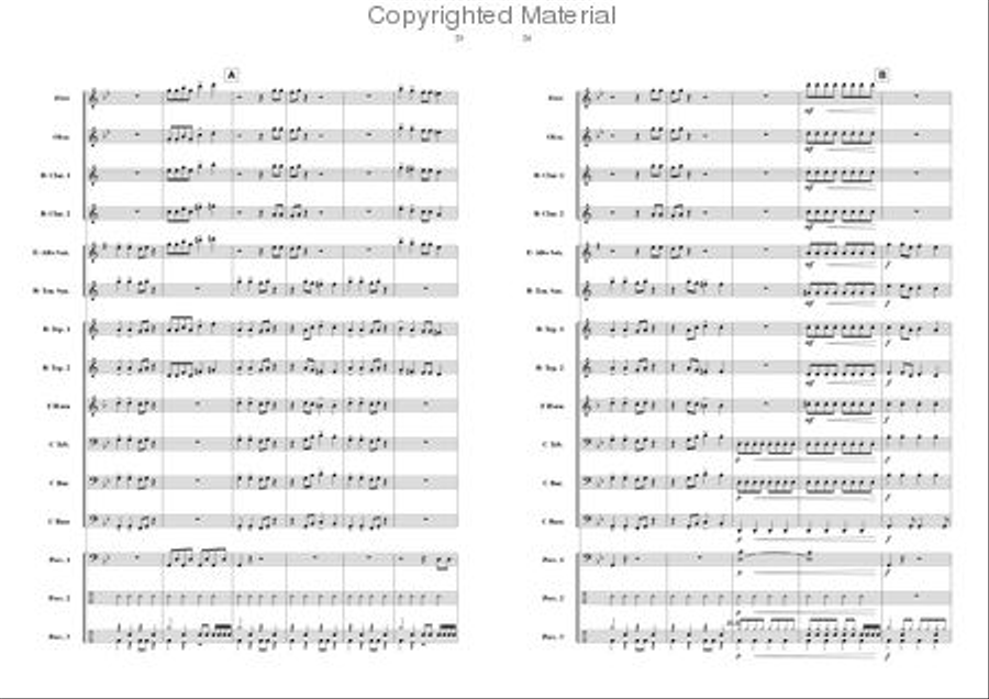 Olympic Dream Concert Band scores gallery preview page 12