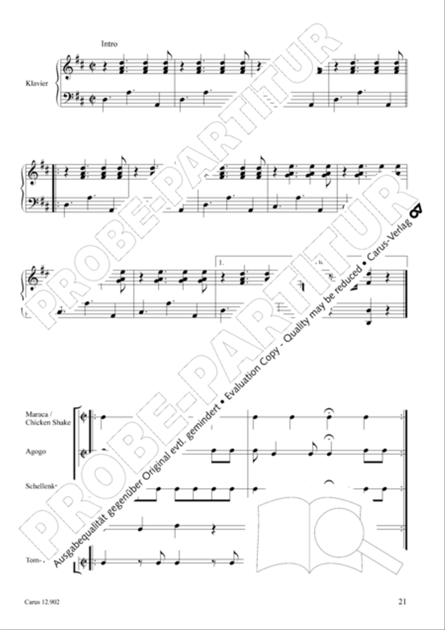 Gute-Laune-Kanons 4-Part scores gallery preview page 22