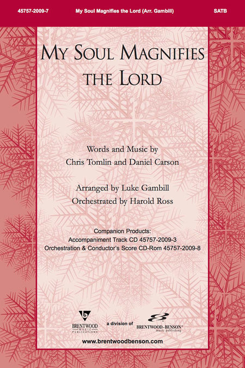 My Soul Magnifies The Lord (Orchestra Parts and Conductor's Score-CD-ROM)