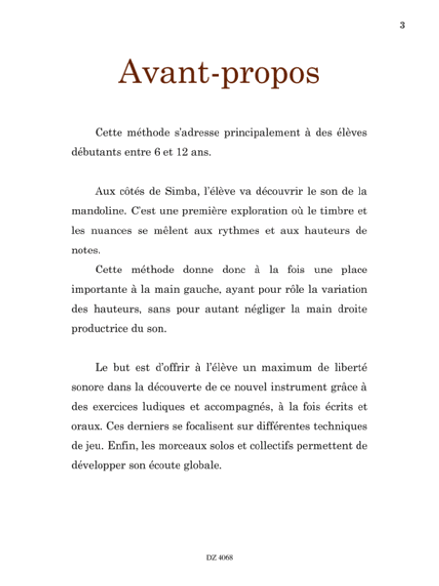 Je deviens mandoliniste, vol. 1 Mandolin scores gallery preview page 4