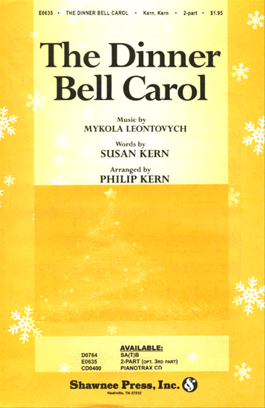 The Dinner Bell Carol 2-Part scores gallery preview page 1
