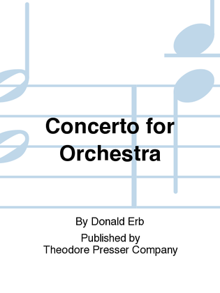 Book cover for Concerto For Orchestra