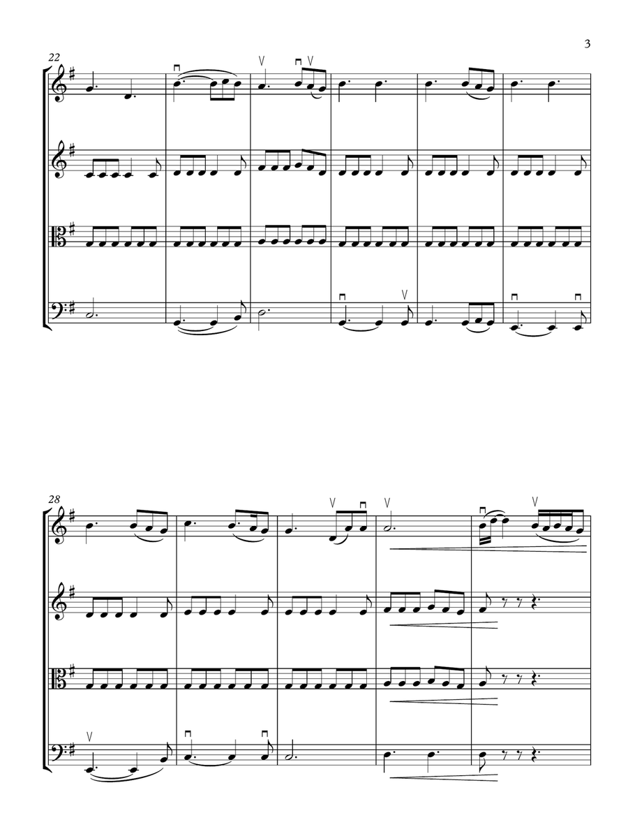 Perfect String Quartet scores gallery preview page 3