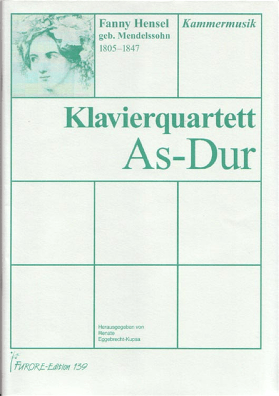 Klavierquartett As-Dur Piano Quartet scores gallery preview page 1