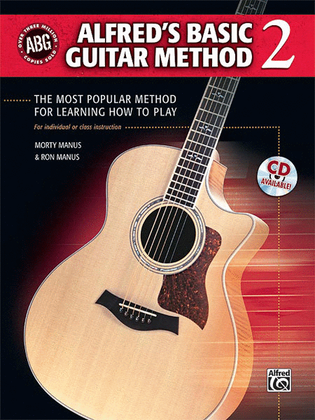 Book cover for Alfred's Basic Guitar Method, Book 2
