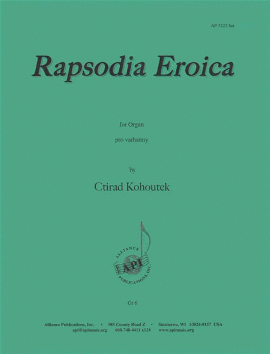 Rapsodia Eroica - Organ Solo