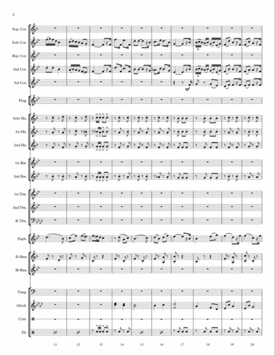 Karussellbrise Karussellbrise Brass Band scores gallery preview page 3