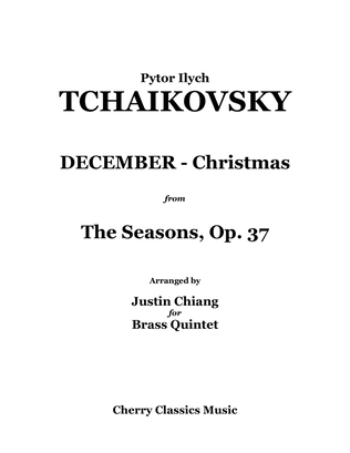December - Christmas from the Seasons, Opus 37 for Brass Quintet