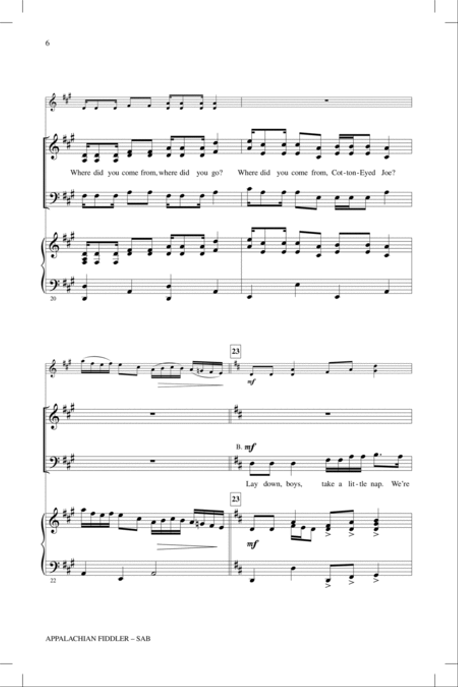 Cumberland Gap Cumberland Gap 3-Part scores gallery preview page 5