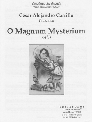Book cover for o magnum mysterium