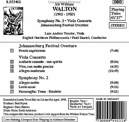 Symphony No. 2 / Viola Concerto image number null