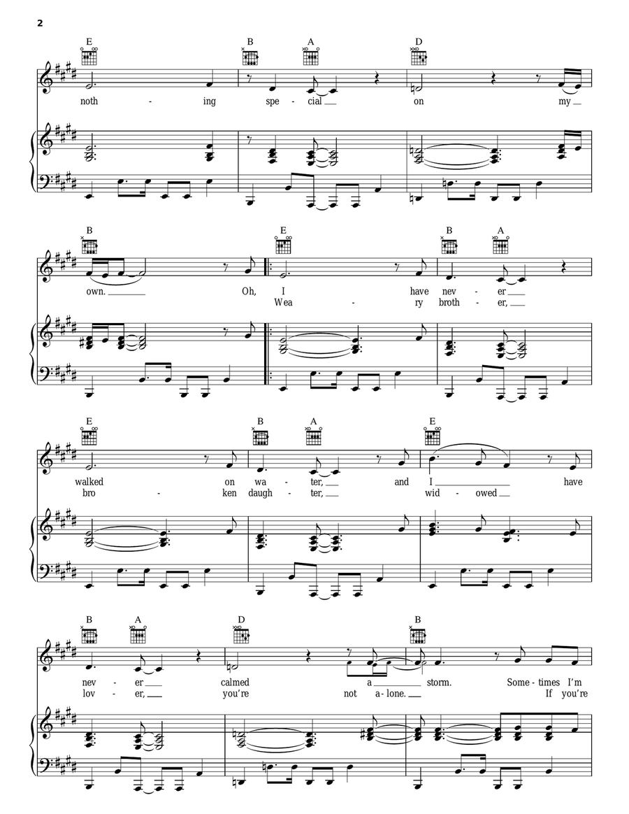 Call On Jesus Acoustic Guitar scores gallery preview page 2
