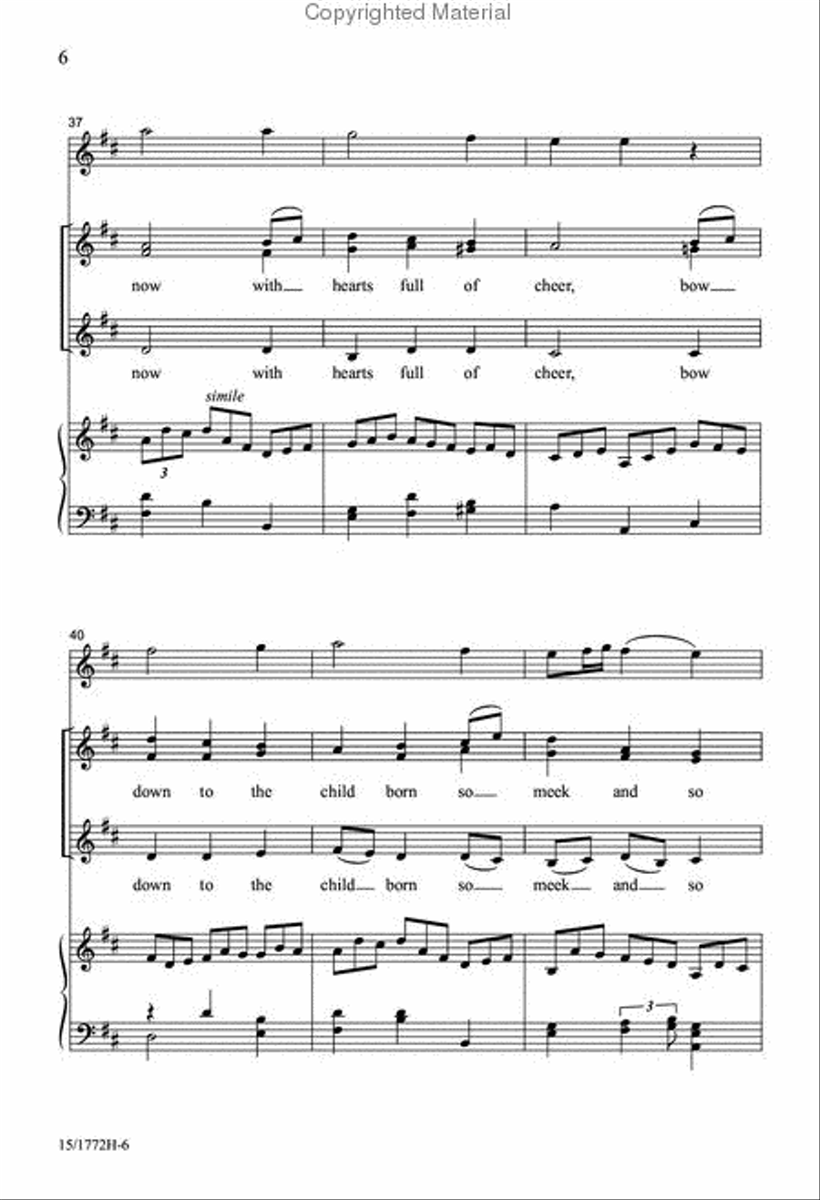 A Joyful Noel A Joyful Noel SSA scores gallery preview page 6