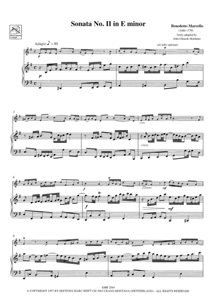 Sonata No. 2 in E minor image number null