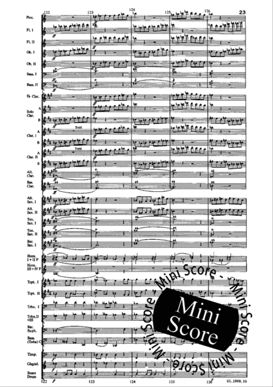 Geschwind Marsch by Beethoven Concert Band scores gallery preview page 27