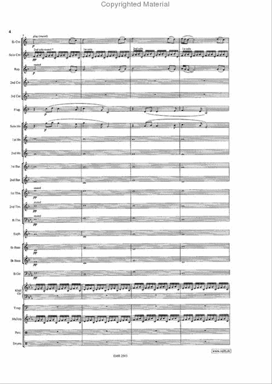 Flashdance Flashdance Brass Band scores gallery preview page 4