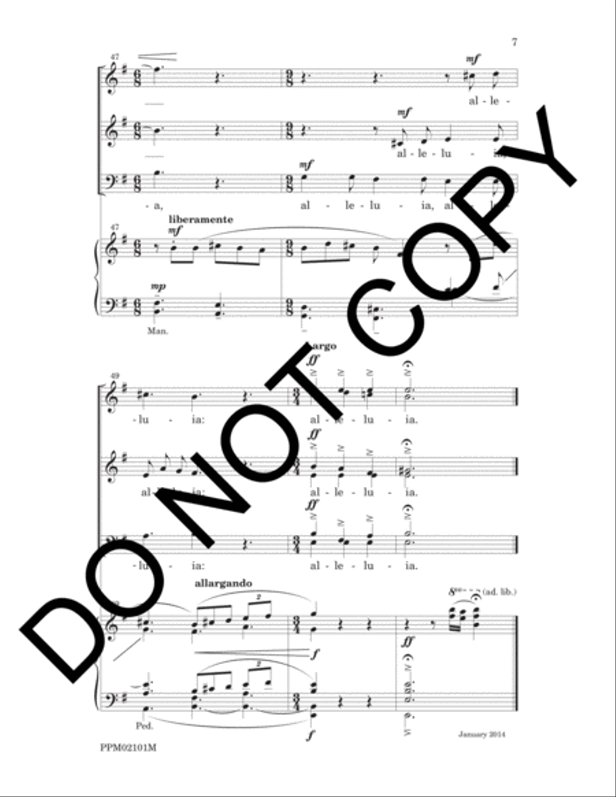 Resurrexi: Introit for Easter Day 3-Part scores gallery preview page 10