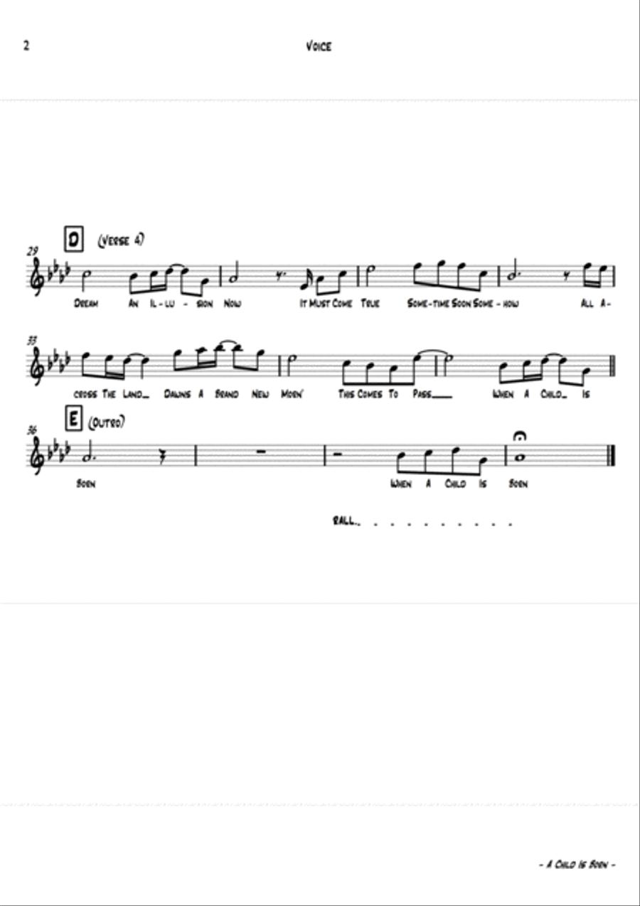 When A Child Is Born When A Child Is Born Large Ensemble scores gallery preview page 3