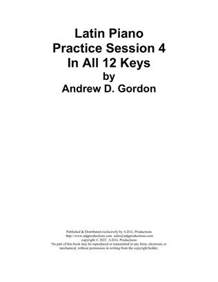 Latin Piano Practice Session 4 In All 12 Keys