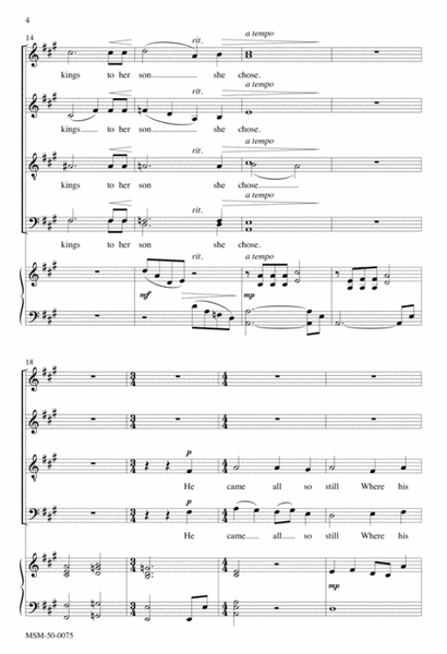 God's Mother Be (Downloadable Choral Score)