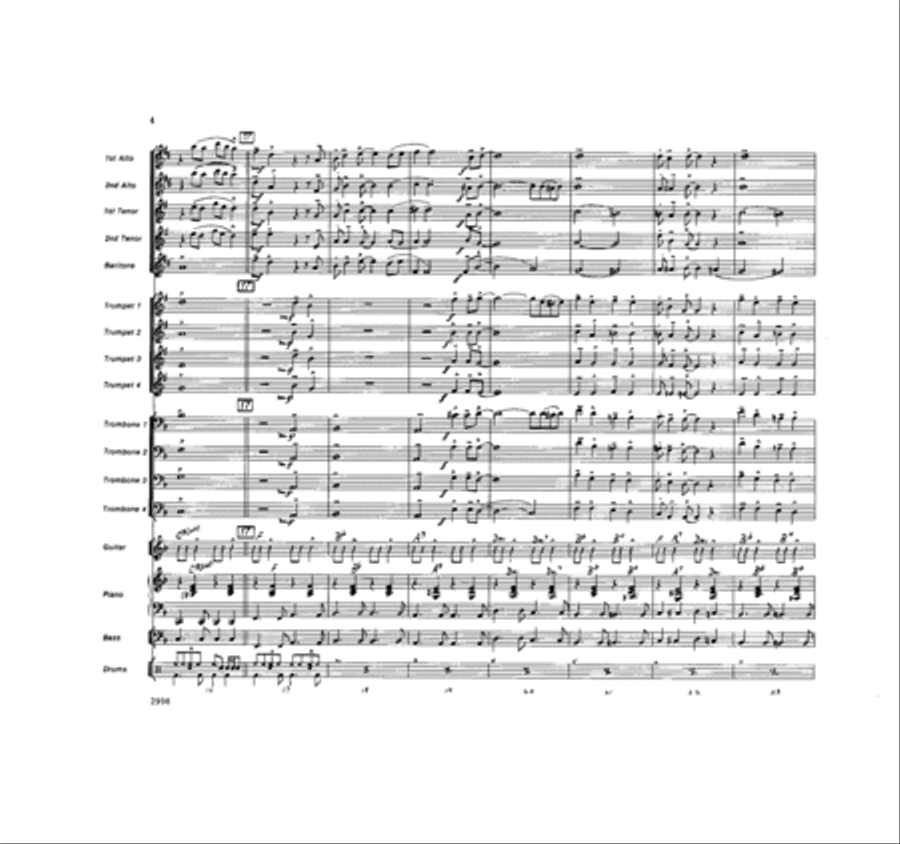 Gospel John Jazz Ensemble scores gallery preview page 4