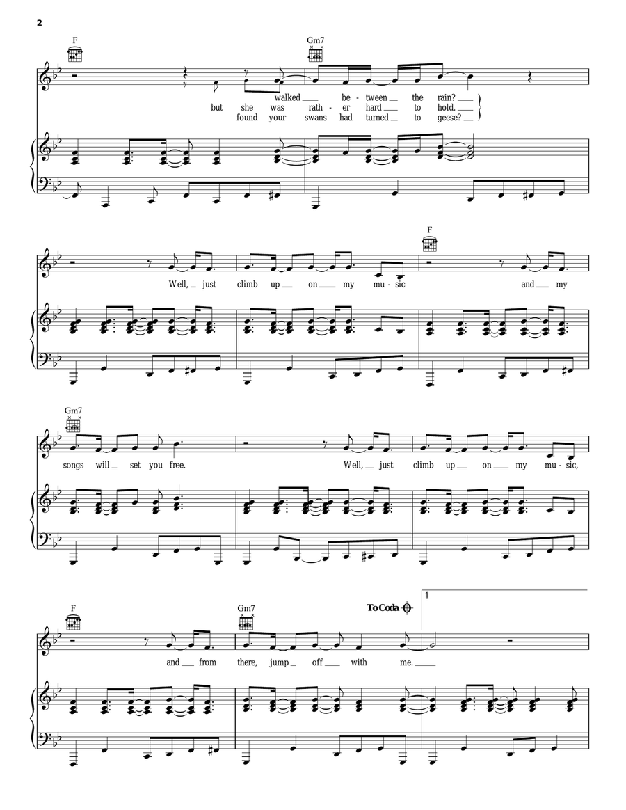 Climb Up On My Music Acoustic Guitar scores gallery preview page 2
