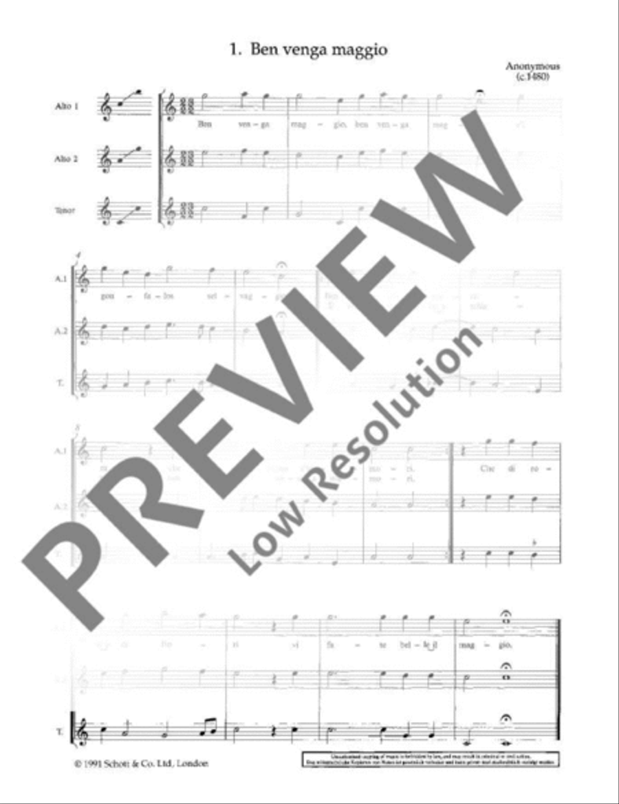 The Schott Recorder Consort Anthology STTB scores gallery preview page 10